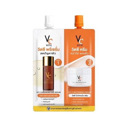 Vit c advanced pre-serum & Vit c whitening cream