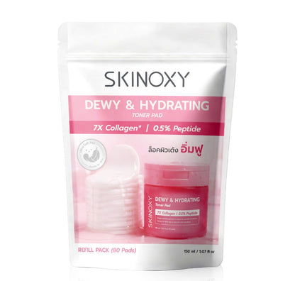 Dewy & hydrating toner pad