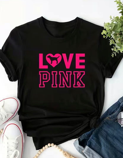 Pink t-shirts