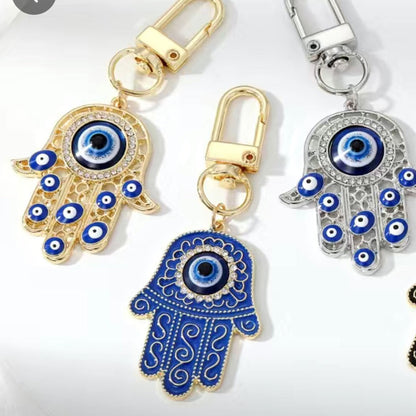 Evil eye hair tie & a keychain